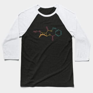 Cocaine Molecule C17H21NO4 - Chemistry Baseball T-Shirt